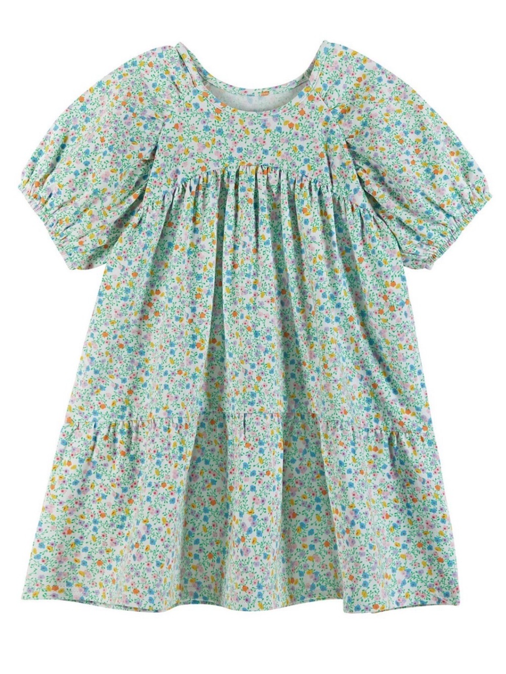 Andy & Evan Floral Puff Sleeve Dress 6X